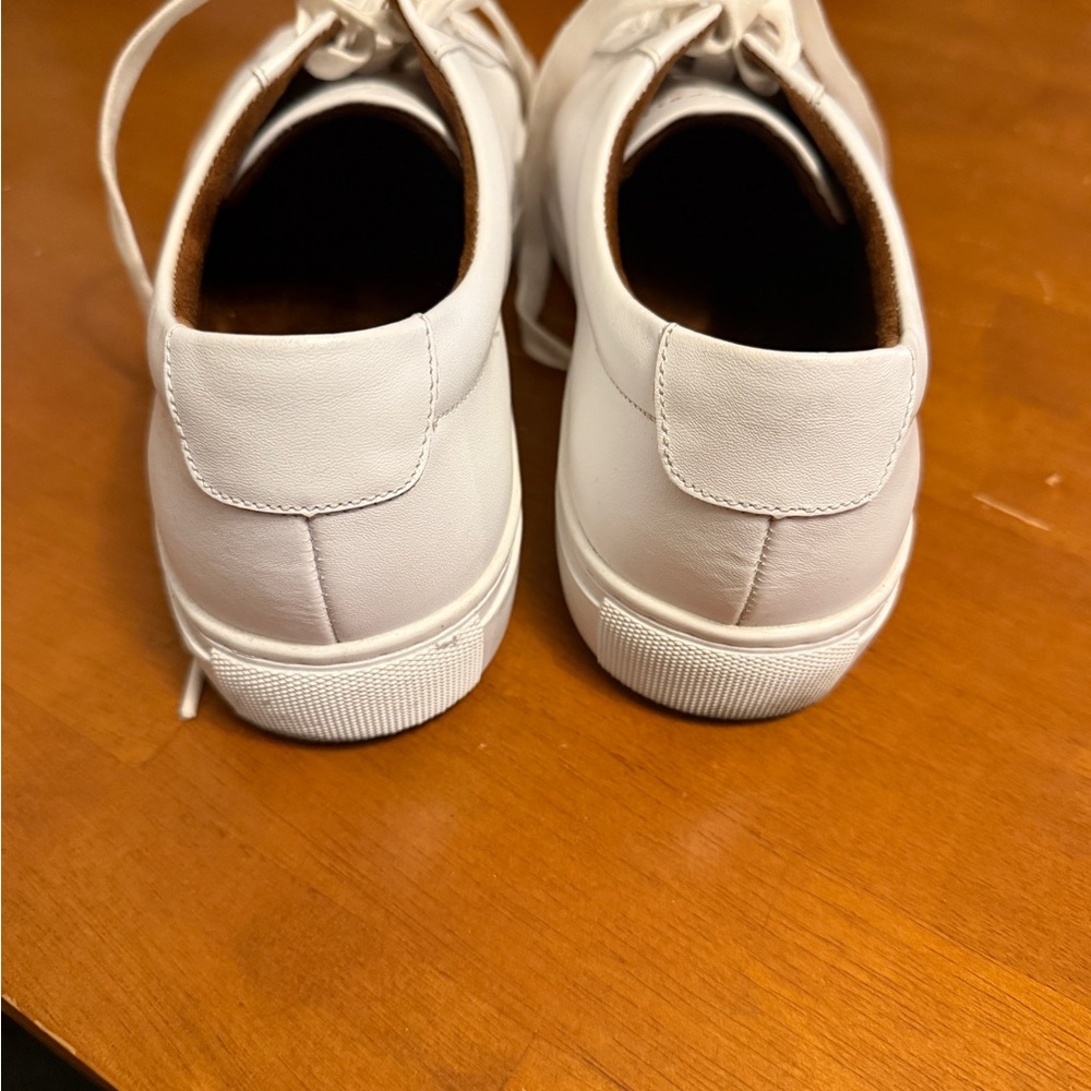 New Republic Men's White Leather Sneakers - Picture 3 of 4